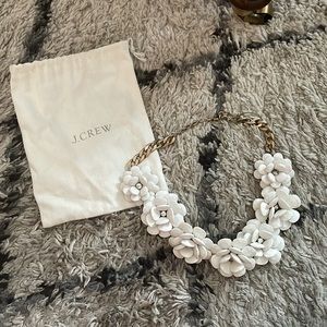 J Crew Statement Floral Necklace